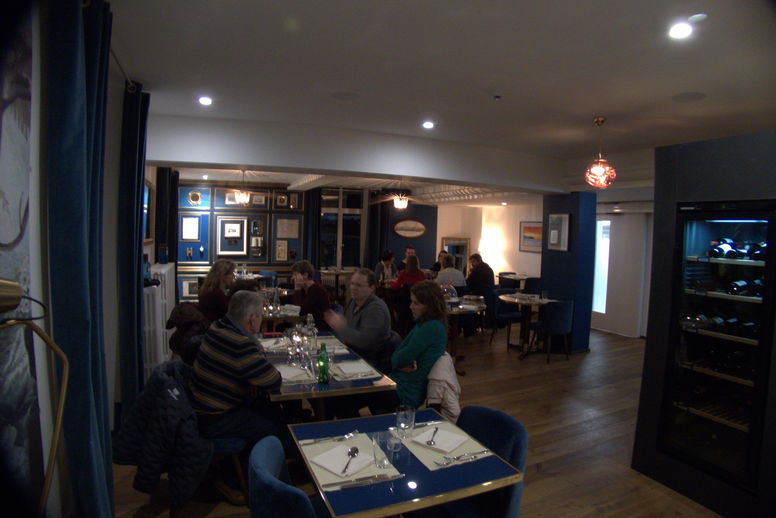 The atmosphere at the restaurant of the Hôtel La Belle Croix in Romont
