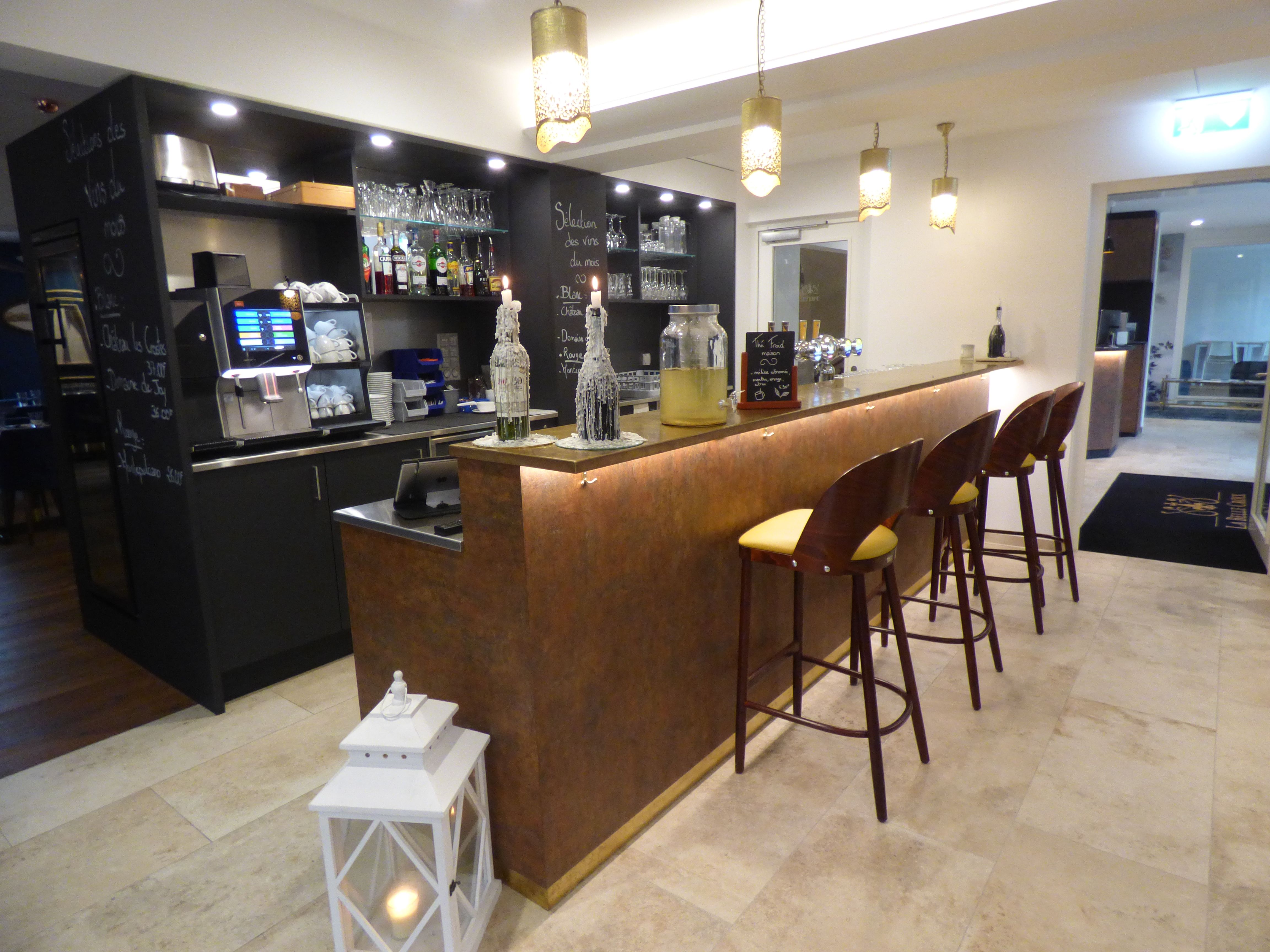 Bar at the Hôtel La Belle Croix in Romont
