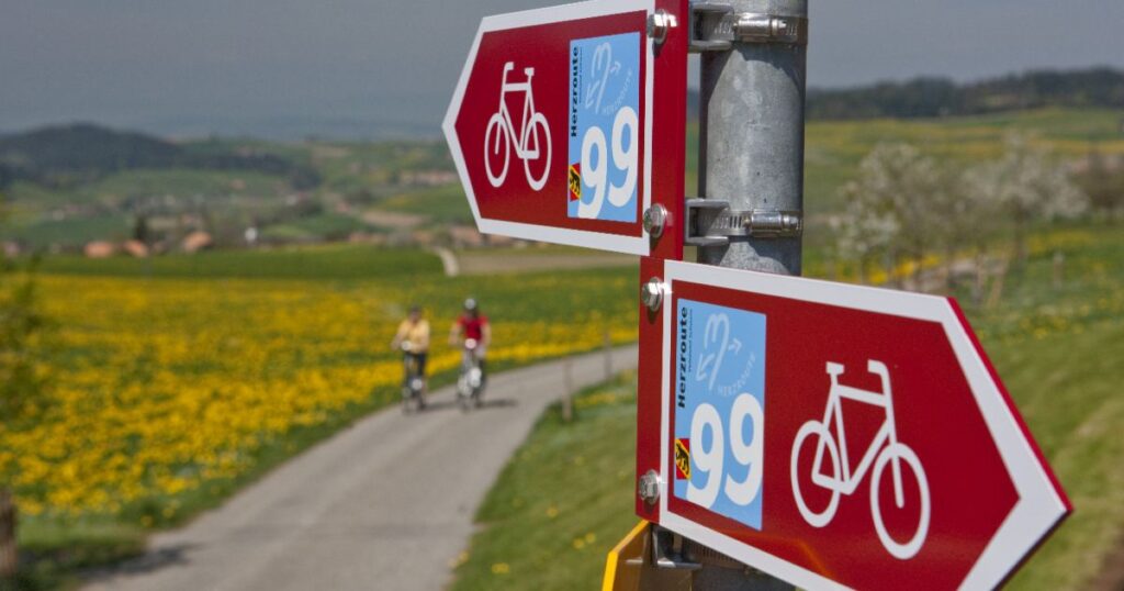 Hertzroute : : notre halte idéale à Romont pour cyclistes et e-bikers